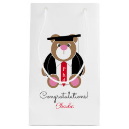 博士後期博士慶喜のクマ スモールペーパーバッグ