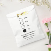 博士後期課程の卒業党 フェイバーバッグ (封をした状態)