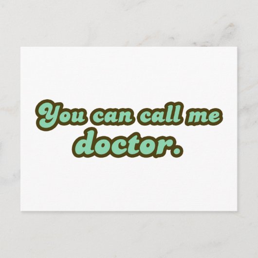 博士後期課程の卒業式ギフト 案内ポストカード (正面)