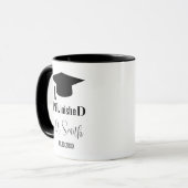 博士後期課程の卒業後の博士後期課程 マグカップ (正面左)