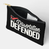 博士後期課程の卒業生を弁護 アクセサリーポーチ (見開き)