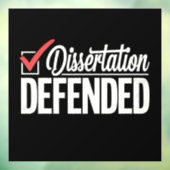 博士後期課程の卒業生を弁護 ウィンドウサイン (シート3)