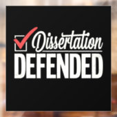 博士後期課程の卒業生を弁護 ウィンドウサイン (シート2)