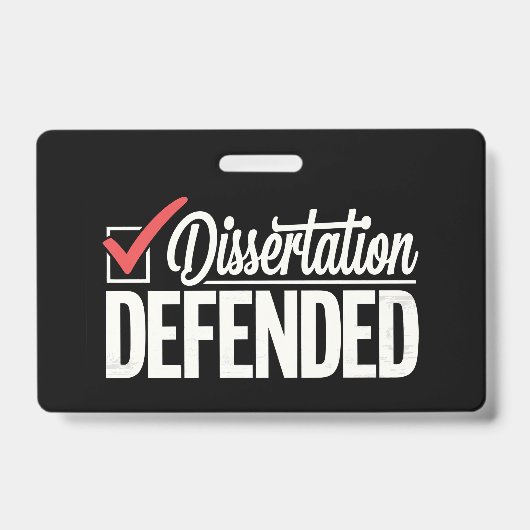 博士後期課程の卒業生を弁護 バッジ (正面)