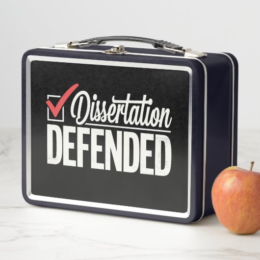 博士後期課程の卒業生を弁護 メタルランチボックス (インサイチュ)