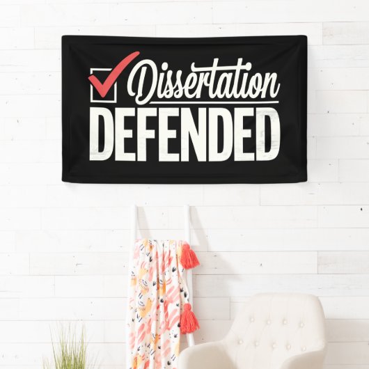 博士後期課程の卒業生を弁護 横断幕 (インサイチュ)