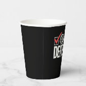 博士後期課程の卒業生を弁護 紙コップ (右)