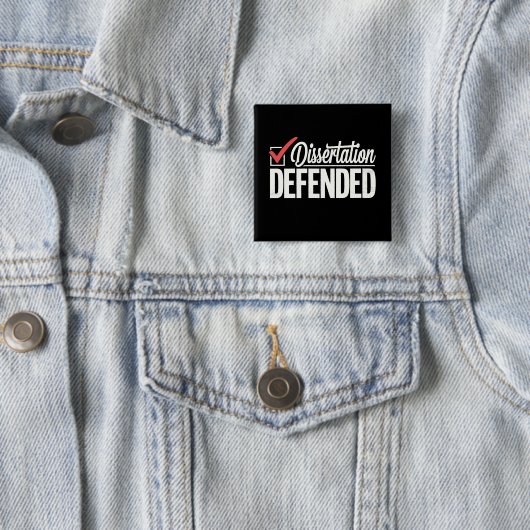 博士後期課程の卒業生を弁護 缶バッジ (インサイチュ)