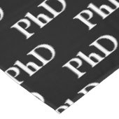 博士後期課程の卒業生ブラック テーブルクロス (アングル)