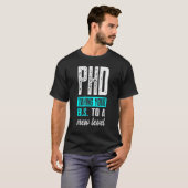 博士後期課程の博士後期課程44 Tシャツ (正面フル)