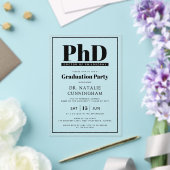 博士後期課程の博士後期課程 アクリル招待状 (インサイチュ (ウェディング))