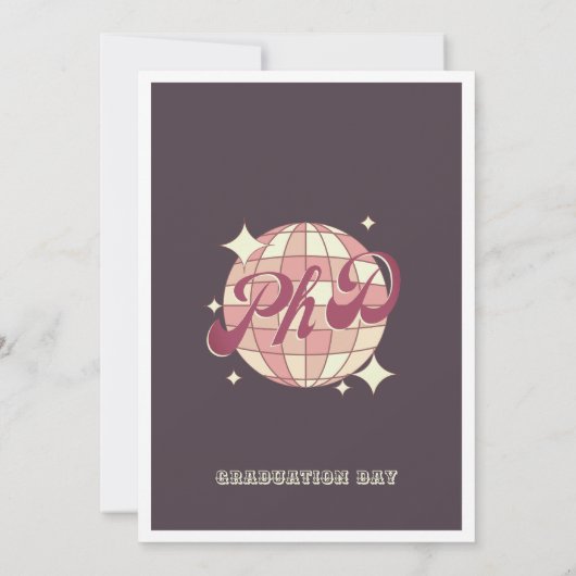 博士後期課程の博士論文招待状 招待状 (裏面)