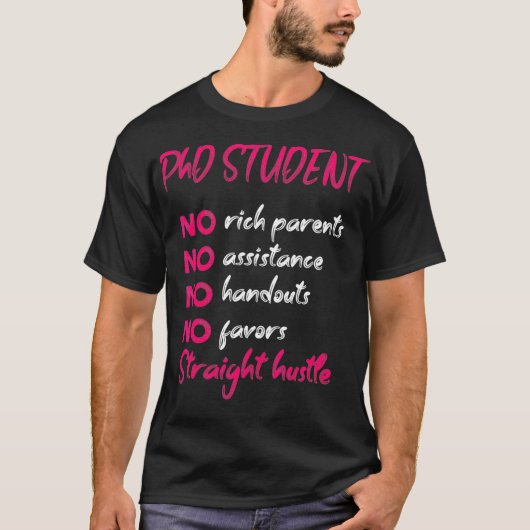 博士後期課程の学生博士課程の卒業式_37 Tシャツ (正面)