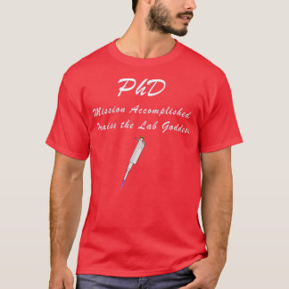 博士後期課程修了ScienceBiologicalGenetics 1 Tシャツ