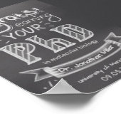 博士後期課程卒業挨拶カルボード大学 ポスター (角)