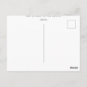 博士後期課程卒業挨拶カルボード大学 ポストカード (裏面)