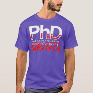 博士後期課程卒業生PHD博士後期課程 Tシャツ