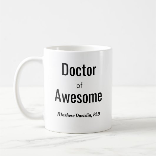 博士素晴らし博士 コーヒーマグカップ (左)