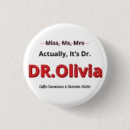 博士課程の卒業実際には、博士のアカデミックおもしろいな 缶バッジ