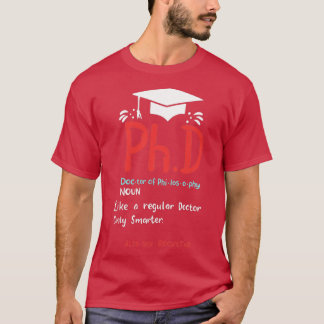 博士課程の卒業祝い Tシャツ