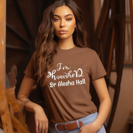 博士課程の卒業 Tシャツ