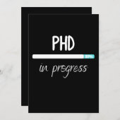 博士課程ローディング Tシャツ 招待状 (正面/裏面)