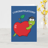 博士課程修了おめでとう カード (黄色い花)