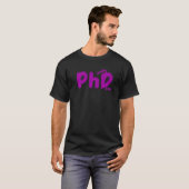 博士課程修了 博士課程候補者 ついに終了 プ Tシャツ (正面フル)