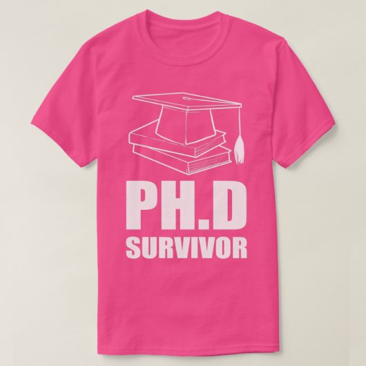 博士課程生存者博士の哲学贈与 Tシャツ (デザイン正面)