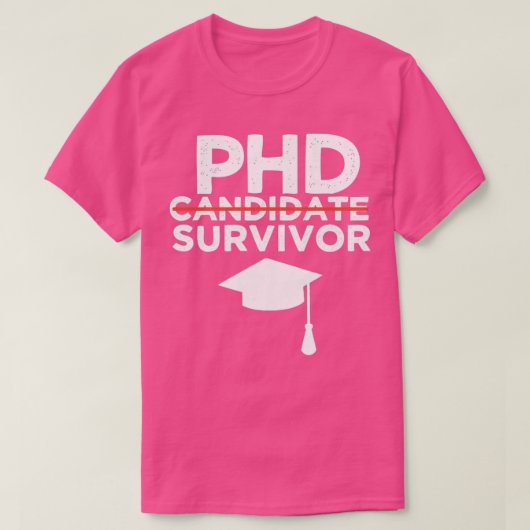 博士課程生存者9 Tシャツ (デザイン正面)