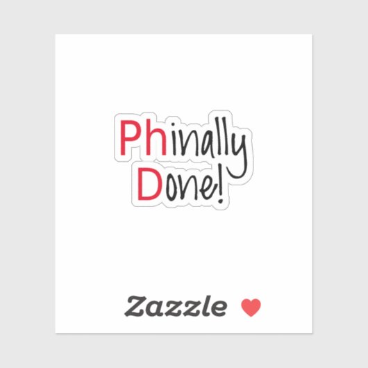 博士課程、卒業 シール (シート)