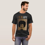 博士課程Ope Phd博士課程学生の卒業ブラックAf Tシャツ (正面フル)