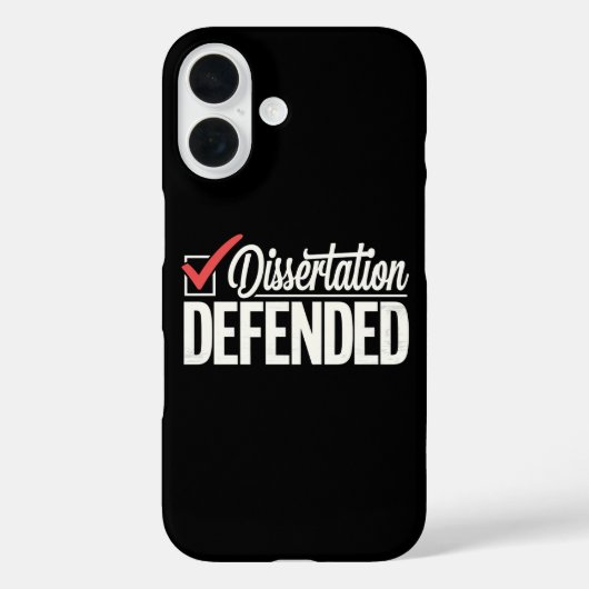 博士論文審査合格 博士号取得 卒業 Case-Mate iPhoneケース (裏面)