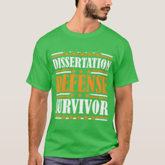 博士論文弁論サバイバー家族 Tシャツ