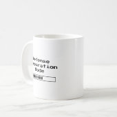 博士論文発表準備モード コーヒーマグカップ (正面左)