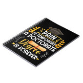 博士論文防衛博士課程の卒業 ノートブック (左側)