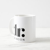 博士[名前をカスタムする] コーヒーマグカップ (正面左)