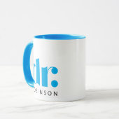 博士[名前をカスタムする] マグカップ (正面左)