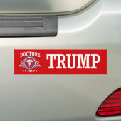博士FOR TRUMP バンパーステッカー (車上)