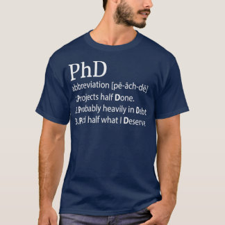 博士PhD哲学のタイトルのギフト3 Tシャツ