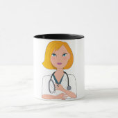 博士With Stehoscope Mug マグカップ (中央)