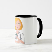 博士With Stehoscope Mug マグカップ (正面右)