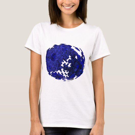 博打はサイコロの賜物 Tシャツ (正面)