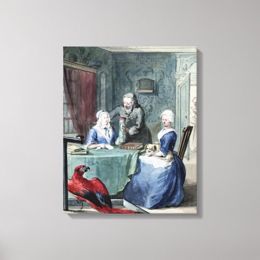 博物学者 キャンバスプリント (正面)