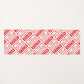 博物学者 – 自然警告標識プリント。 ヨガマット (正面(横))