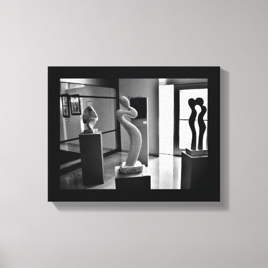 博物館での愛 キャンバスプリント (正面)