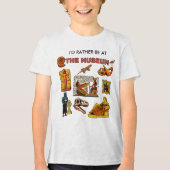 博物館にいたい トライブレンドTシャツ (正面)