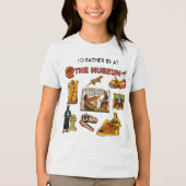 博物館にいたい トライブレンドTシャツ (正面)