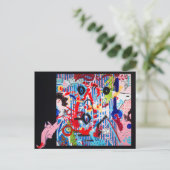 博物館のワニ ポストカード (スタンド正面)