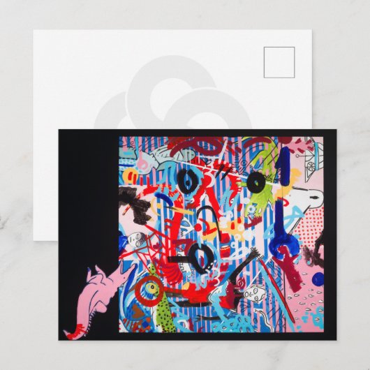 博物館のワニ ポストカード (正面/裏面)